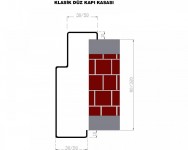 KLASİK DÜZ KAPI KASASI