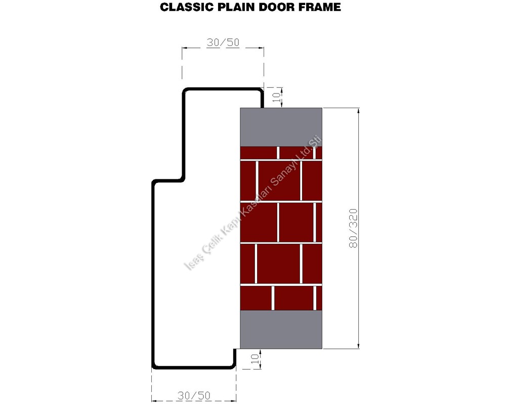 Classic Plain Door Frame